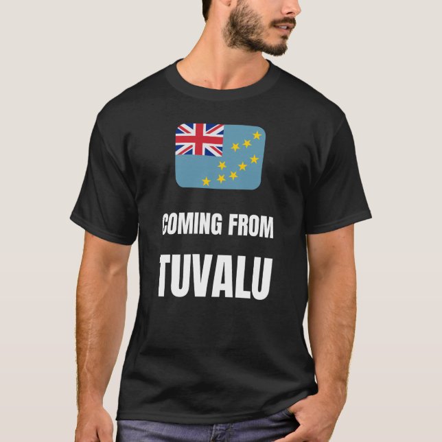 Camiseta Viniendo de Tuvalu (Anverso)