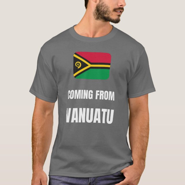 Camiseta Viniendo de Vanuatu (Anverso)