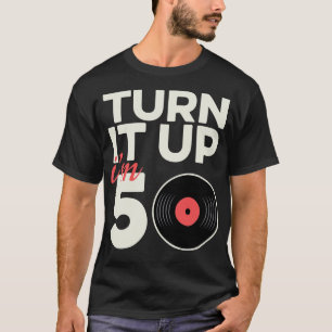 Camiseta Vinil Record Player 50 cumpleaños Vinyl