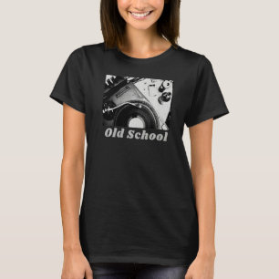 Camiseta Vinil Retro Rétro Jugador Vintage Old School Vinyl
