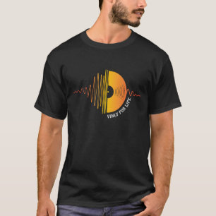 Camiseta Vinilo antiguo de Skool, adornos de amor, amantes