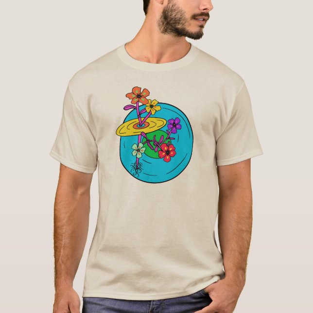 Camiseta Vinilo Cistus de color/registro (Anverso)