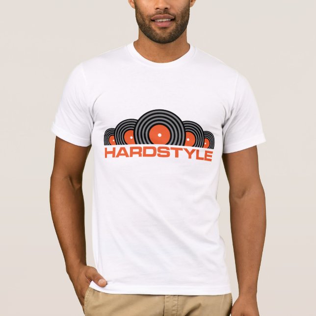 Camiseta Vinilo de estilo duro (Anverso)
