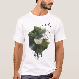Camiseta Vinilo de Ritmo de la Naturaleza