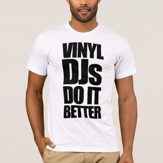 Camiseta Vinilo Djs (Anverso)