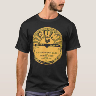 Camiseta Vinilo Johnny Cash Folsom Prison Blues Pequeño niñ