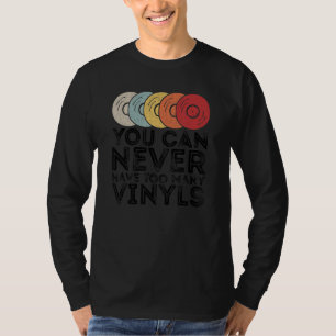 Camiseta Vinilo LP récord retro Vintage