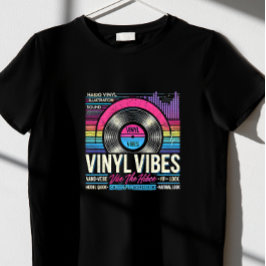 Camiseta vinilo vibes