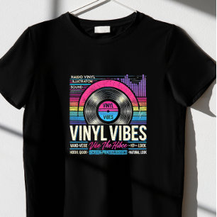 Camiseta vinilo vibes