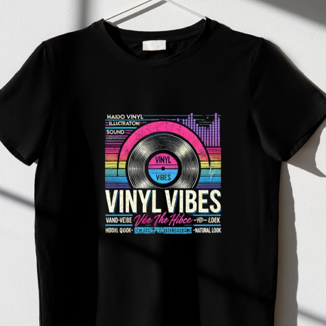 Camiseta vinilo vibes (Subido por el creador)