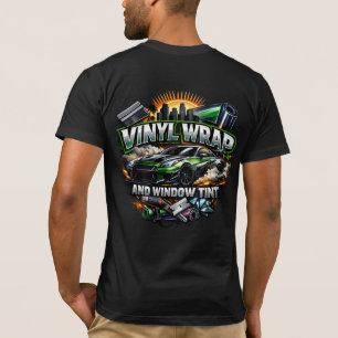 Camiseta Vinilo y Tinte de Ventana Gráfico Personalizado