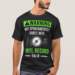 Camiseta Vinilos de Advertencia Verde Registros