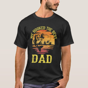 Camiseta Vinimos al mejor papá divertido padre pescador día