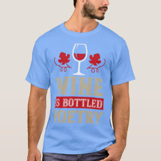 Camiseta Vino Botado De Poesía