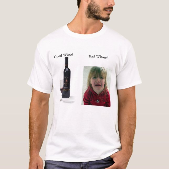 Camiseta Vino contra gimoteo (Anverso)