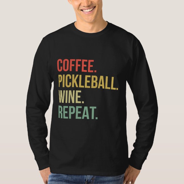 Camiseta Vino de bolas de café repetición 92 (Anverso)