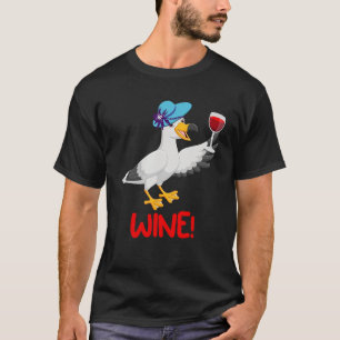 Camiseta Vino de gaviota Norte Alemana Gaviotas de mar