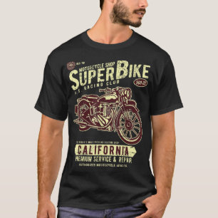 Camiseta Vino de la tienda de motocicletas Super Bike Perso