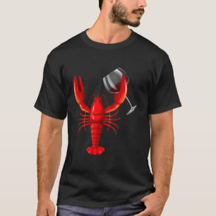 Camiseta Vino de langosta de bebida