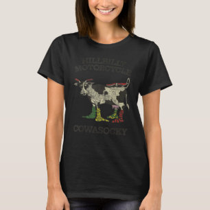 Camiseta Vino de motocicleta Vintage Vaca A Sock Animals 90