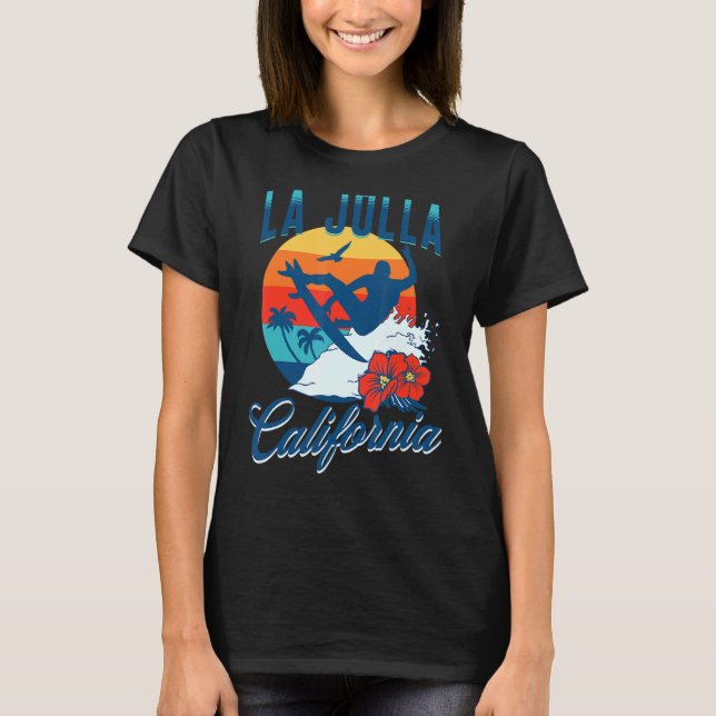 Camiseta Vino de vacaciones de verano de La Jolla Californi (Anverso)