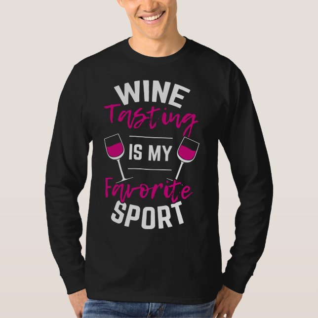 Camiseta Vino degustando vino (Anverso)