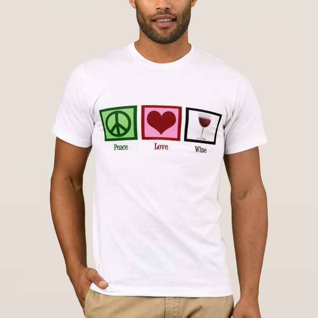 Camiseta Vino del amor de la paz (Anverso)