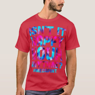 Camiseta Vino Divertido de Moda ¿No es la Hora Feliz en Cua