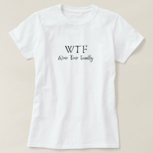 Camiseta Vino Divertido de Verano para Mujeres Gráfica