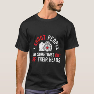 Camiseta Vino el fotógrafo de humor fotográfico de la gente