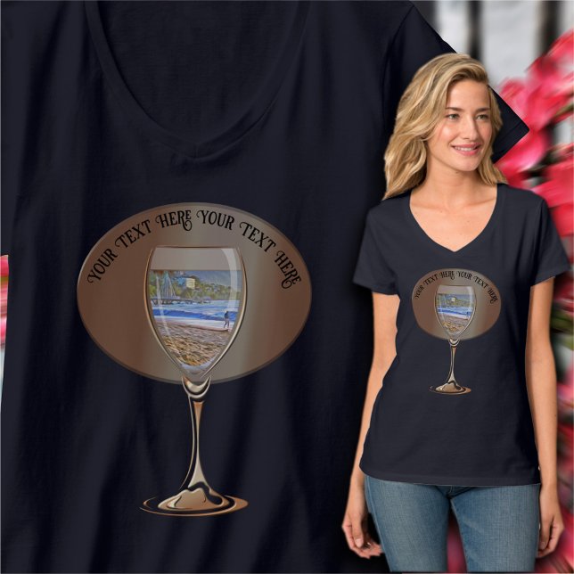 Camiseta Vino en la playa de Los Muertos 786 (Subido por el creador)