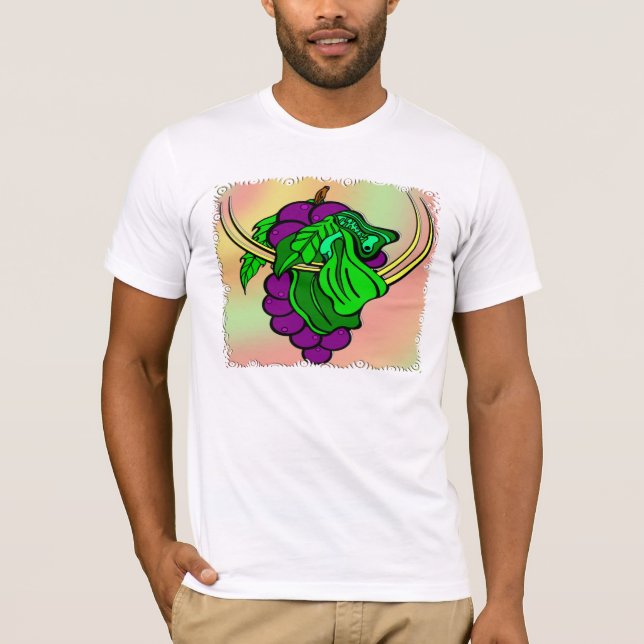 Camiseta Vino en la vid (Anverso)