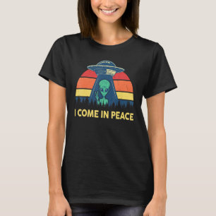 Camiseta Vino En Paz Retro Abducción De Niños Hombres Mujer