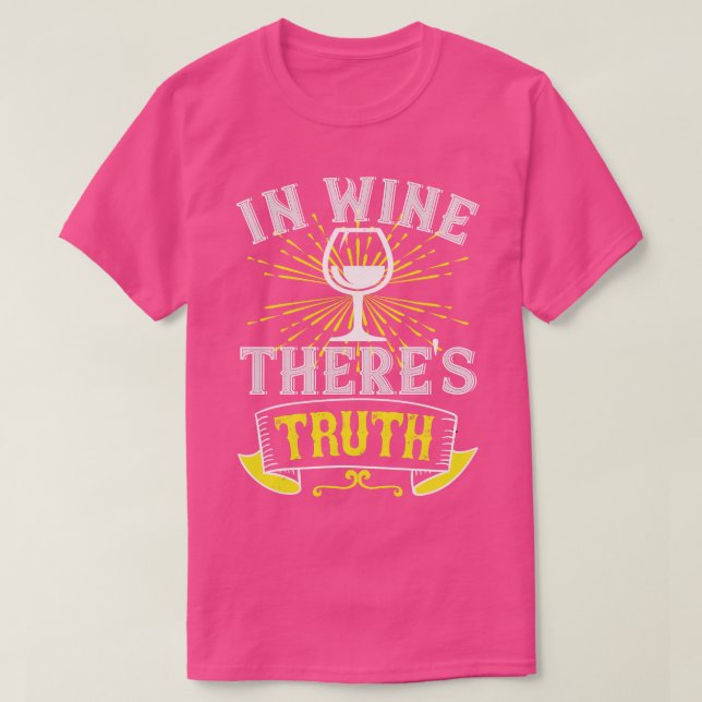 Camiseta Vino En Vino (Diseño del anverso)