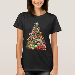 Camiseta Vino Glasses Christmas Tree Shirt Winesmas Xmas Wo