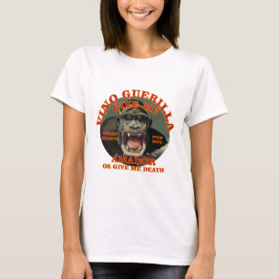 Camiseta vino HG FW FV Guerilla BLANCO Tinto Amador Muerte