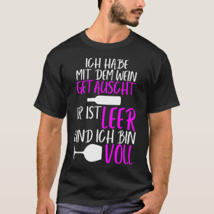 Camiseta Vino Idea Vidrio Rojo