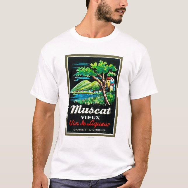 Camiseta Vino LabelEurope de Muscat Vieux (Anverso)