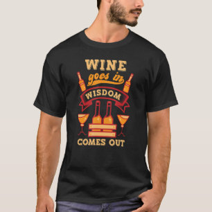 Camiseta Vino Las Mujeres Vino Se Salen Con Sabiduría 18
