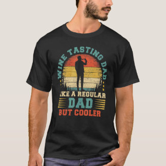 Camiseta Vino Masculino Dando A Papá Como Un Sabor De Vino