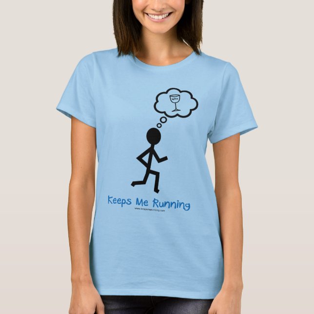 Camiseta Vino - me guarda el correr (Anverso)