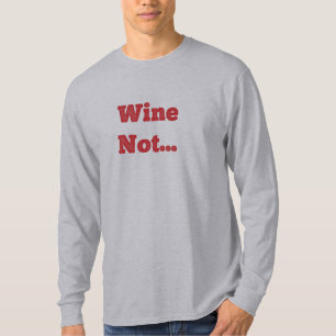 Camiseta ¿Vino No? Manga larga