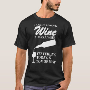 Camiseta Vino Para Hombres Mujeres Guay Bebedores De Alcoho