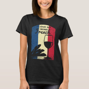 Camiseta Vino para un entusiasta del vino francés