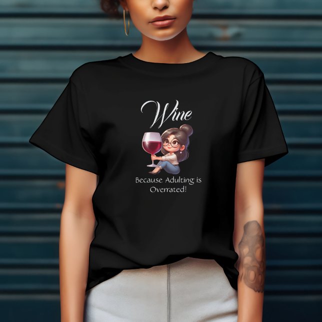 Camiseta ¡Vino porque el adulto está sobrevalorado! (Subido por el creador)