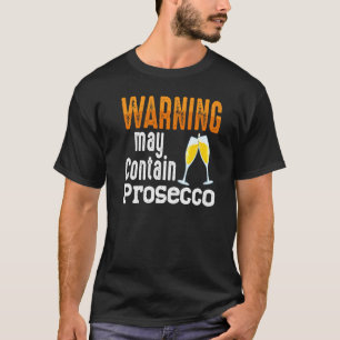 Camiseta Vino Prosecco Champagne Cocktails Rosa Botella ita