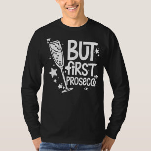 Camiseta Vino Prosecco Champagne Cocktails Rosa Botella ita
