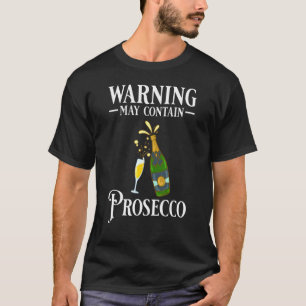 Camiseta Vino Prosecco Champagne Cocktails Rosa Botella ita