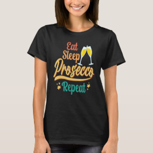 Camiseta Vino Prosecco Champán Cócteles Rosa Botella Ital