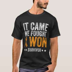 Camiseta Vino Que Luchamos Y Ganamos Sobreviviente De Conci